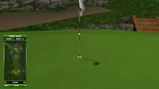 Golden Tee Great Shot on Mystic Hills!