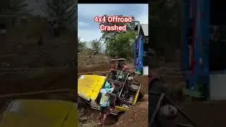 4x4 offroad crashed