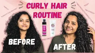 You Don't need 10 products ! Try this simple 2 product routine | Defined curly hair under 10 minutes