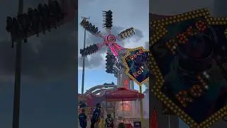 Space roller ride @ 2023 Sydney royal Easter show #rides #carnival #funfair #kirmes #kermis