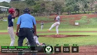 Nainoa Melchor, C/UTL, Kamehameha (HI) 2026, Five Tool Hawaii Sandlot Classic