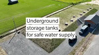 Underground water storage tanks for safe supply