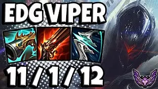 Jhin vs Caitlyn ADC [ EDG Viper ] Patch 12.19 Ranked Master NA ✅