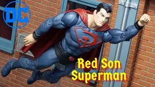 2021 DC Multiverse RED SON SUPERMAN Action Figure Review | McFarlane Toys | DC Comics