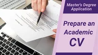 How to Write an AMAZING CV (Master&rsquo;s Degree Application Review) - VOL 1