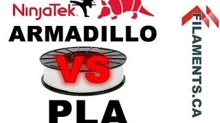 NinjaTek Armadillo VS Standard PLA Filament