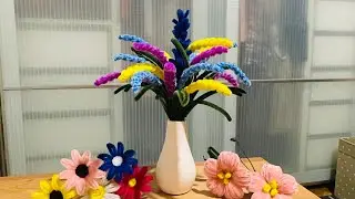 Tutorial Lavander flower fuzzy wire ❤️