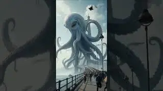 Why Is This Giant Octopus on the bridge, Rare Sea Encounter Caught on Camera