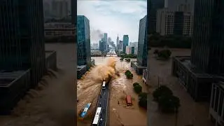 Huge Flash Floods Caught On Camara 2025  #flooding #storm #flood #rain #disaster #flashflood