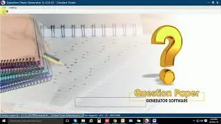 Question paper generator Software Demo - Conduct Exam