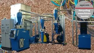 Kabelgranulieranlage T300, Kabelrecyclinganlage T300, agicom