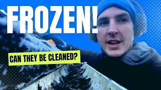 Gutter Cleaning When It’s FREEZING! How Can They Be Cleared In 4.75Hrs
