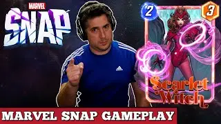 SCARLET WITCH is definitely a WILD card! [Marvel Snap Gameplay]