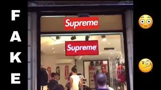 FAKE SUPREME STORE IN BARCELONA (WHAT!?)