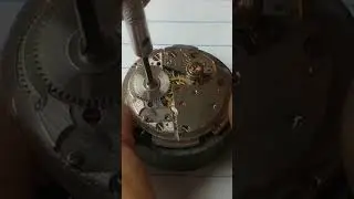 Seikosha 20 jewels, paano ikabit Ang balance wheel sa machine reassembling complete balance #shorts