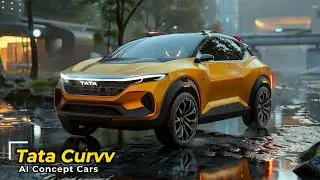 Tata Curvv &ndash; AI Concept Car Redefining the Future of SUV-Coupe Design!
