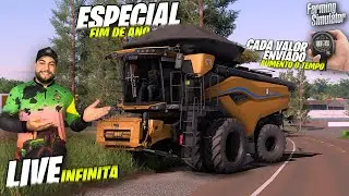 LIVE INFINITA ESPECIAL FIM DE ANO 2025│SIMULANDO VIDA REAL DO AGRO NO FARMING SIMULATOR