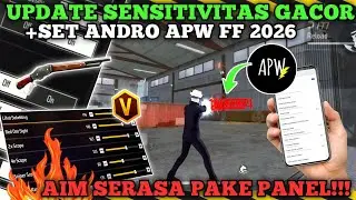 UPDATE SENSITIVITAS GACOR TERBARU ☠️🔥+SET ANDRO APW FF 2026⚡👽 WORK SEMUA TIPE HP ⚙️📱