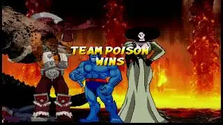 [4K] MUGEN: ETB &ndash; Poison, Beast, Lady Dimitrescu, Garrosh Hellscream vs O Terry, Jin, Shermie, Chrom