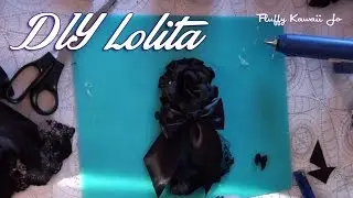 DIY Gothic Lolita Brooch