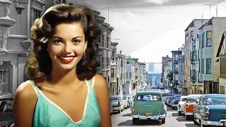 1950's USA In COLOR - Classic, Cars People and Cities COLORIZED