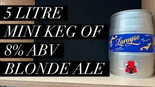 Обзор мини-кеги Loroyse Blonde на 5 литров , Les Brasseurs De Lorraine , Обзор мини-кеги