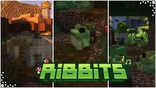 Ribbits (Minecraft Mod Showcase) | New Frog Village & New Blocks/Items | Forge & Fabric 1.20.1