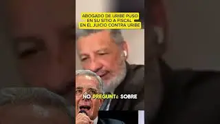 Tablazo a fiscal en juicio contra Uribe (nota completa en el enlace ⬆️⬆️) #juicio #uribe #petro