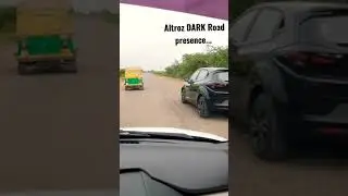 Tata Altroz DARK Edition road presence #shorts #altroz #dark