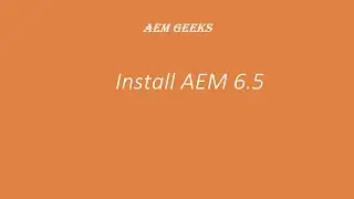 Учебник AEM №4 | Установка AEM | Установка AEM 6.5 с пользовательскими режимами работы
