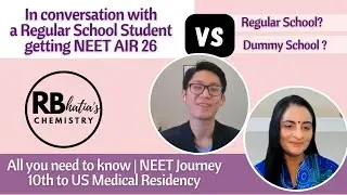NEET Journey of Regular School Student | NEET AIR 26 | Regular vs Dummy School | Bhatia Mam Classes