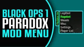 [BO1/1.13/SPRX] Paradox v4 Non-Host Mod Menu Showcase
