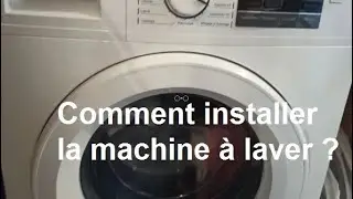 How to install a washing machine? How to connect a washing machine? Connecting a washing machine.