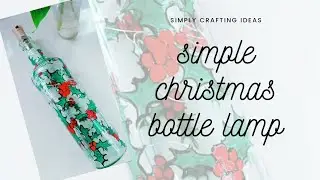simple bottle lamp/christmas bottle lamp/bottle art/shortvideo