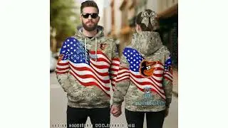 Baltimore Orioles Camo Veteran America Flag 3D Hoodie Womens