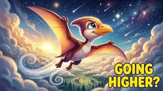 Penny the Baby Pterodactyl's Skyward Journey - Dinosaur Bedtime Story For Kids
