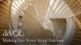 Our Stone Spiral Staircase by deVOL | A Maker's Story
