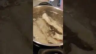 Boiling dried cod fish #food #youtube #shorts #video
