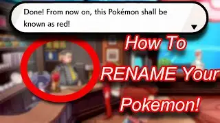 Pokemon Sword And Shield - How To RENAME Your Pokemon