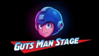 Guts Man Stage From Mega Man but it's Synthwave (1 hour loop)