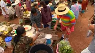 Exotic Food Wet Market Mekong River, Thailand by Asiatravel.com