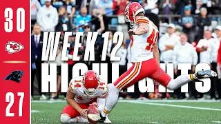Kansas City Chiefs at Carolina Panthers | MUST-SEE Week 12 Game Highlights