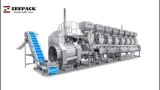 Auto trail mixing system(belt conveying type) for oatmeal/cereal/mixed nuts--Online mixing