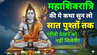 महाशिवरात्रि की ये कथा सुन लो सात पुश्तों तक गरीबी देखने को नहीं मिलेगी! || DHARAM SHAKTI SADHNA,
