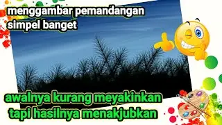 menggambar pemandangan simple banget, . #autodeskskethbook#tutorialmudah#menggambarpemandangan#