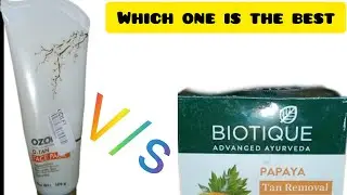 #D-tan face pack review #biotique #ozone honestreview#facepack#honest  review