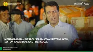 Mentan Amran Gaspol Selamatkan Petani Aceh, 40 Ton Cabai Diangkut Hercules