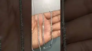 Imported Italy Made 925 Sterling Silver Chain ✨ #silverchain #silver #silverprice #trend #currency