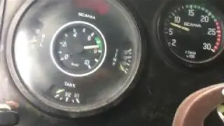 Cold start Scania TGB30 SBA111 D11
