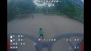 chasing kids with an FPV drone